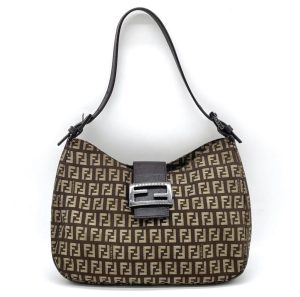 FENDI フェンディ　ズッカ柄　ハンドバッグ